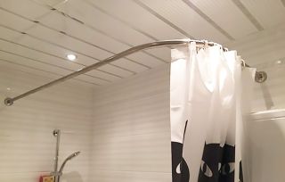 Карниз для ванны АКВАТЕК Оракул 180x125 Г-образный